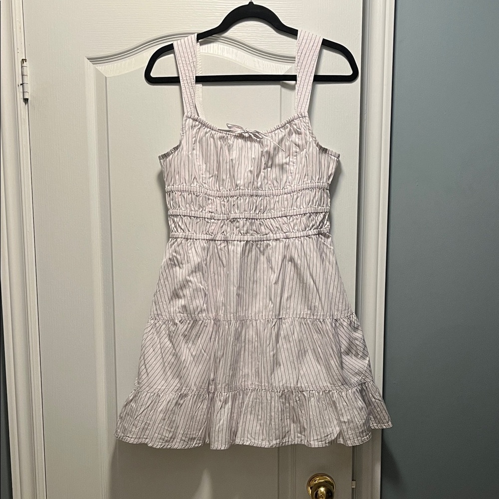 Sunday Best Pink and White Striped Dress